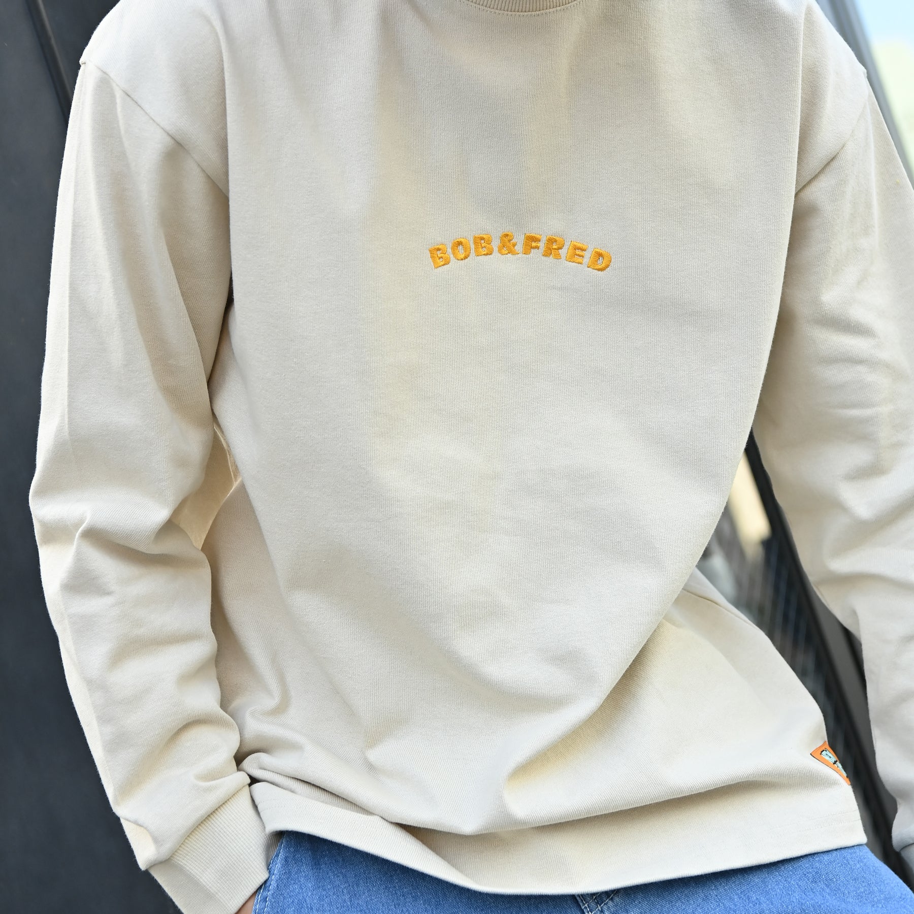 NEW JACK ヘビーウエイトBob&Fred フェイス長袖Tシャツ (NJ241-2456)
