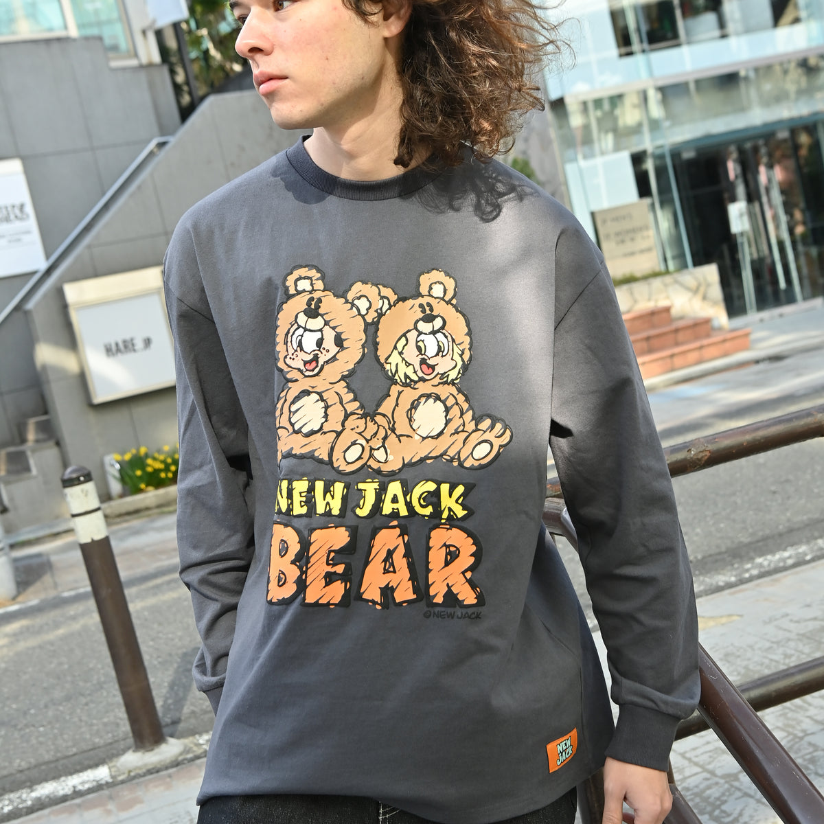 NEW JACK クレヨンタッチ着ぐるみ長袖Tシャツ(NJ241-2416)