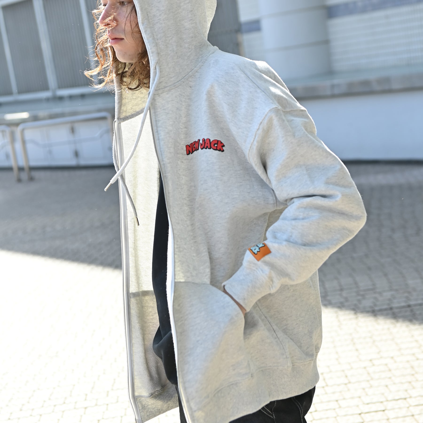 NEW JACK  Boys&GirlsロゴフルZIP パーカ (NJ241-2597-1)
