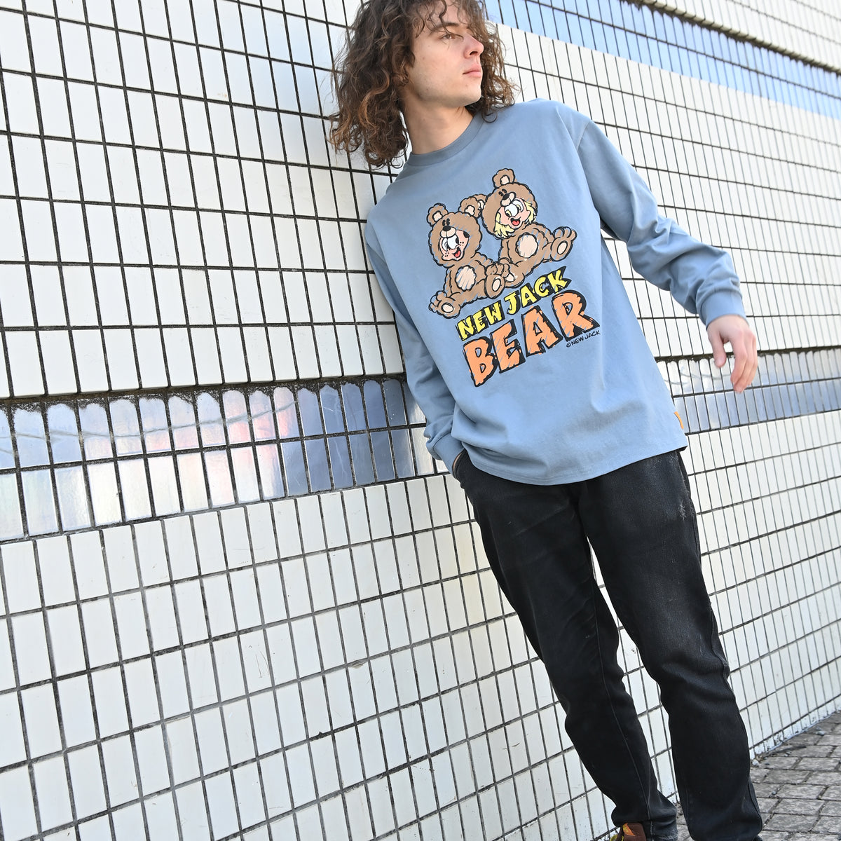 NEW JACK クレヨンタッチ着ぐるみ長袖Tシャツ(NJ241-2416)