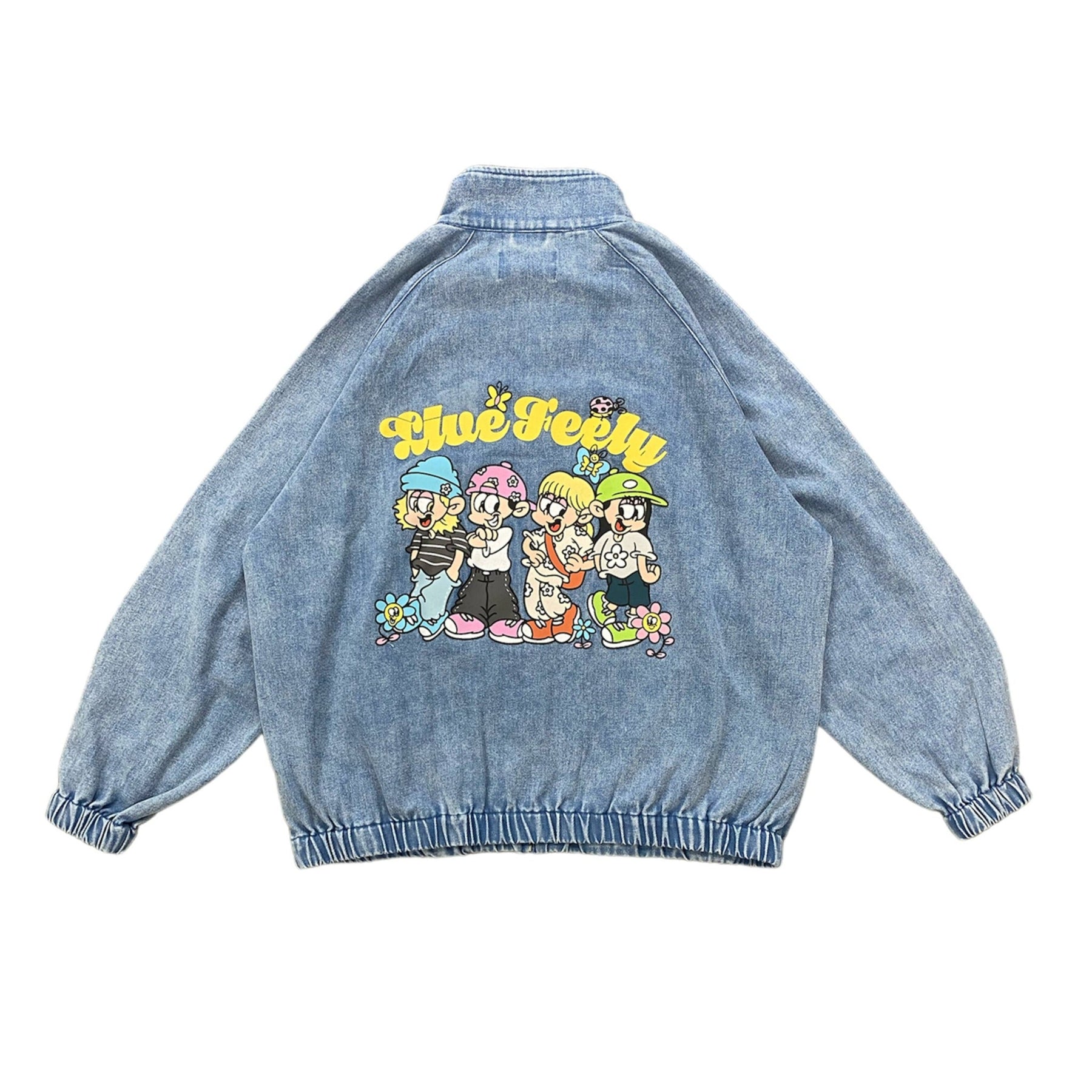 NEW JACK フラワーBoys&Girls襟付デニムアウター(NJ241-2327)