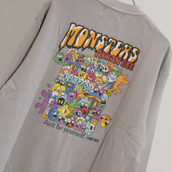 「とーる」MONSTERSイラスト ピグメントトレーナー(251-2266)