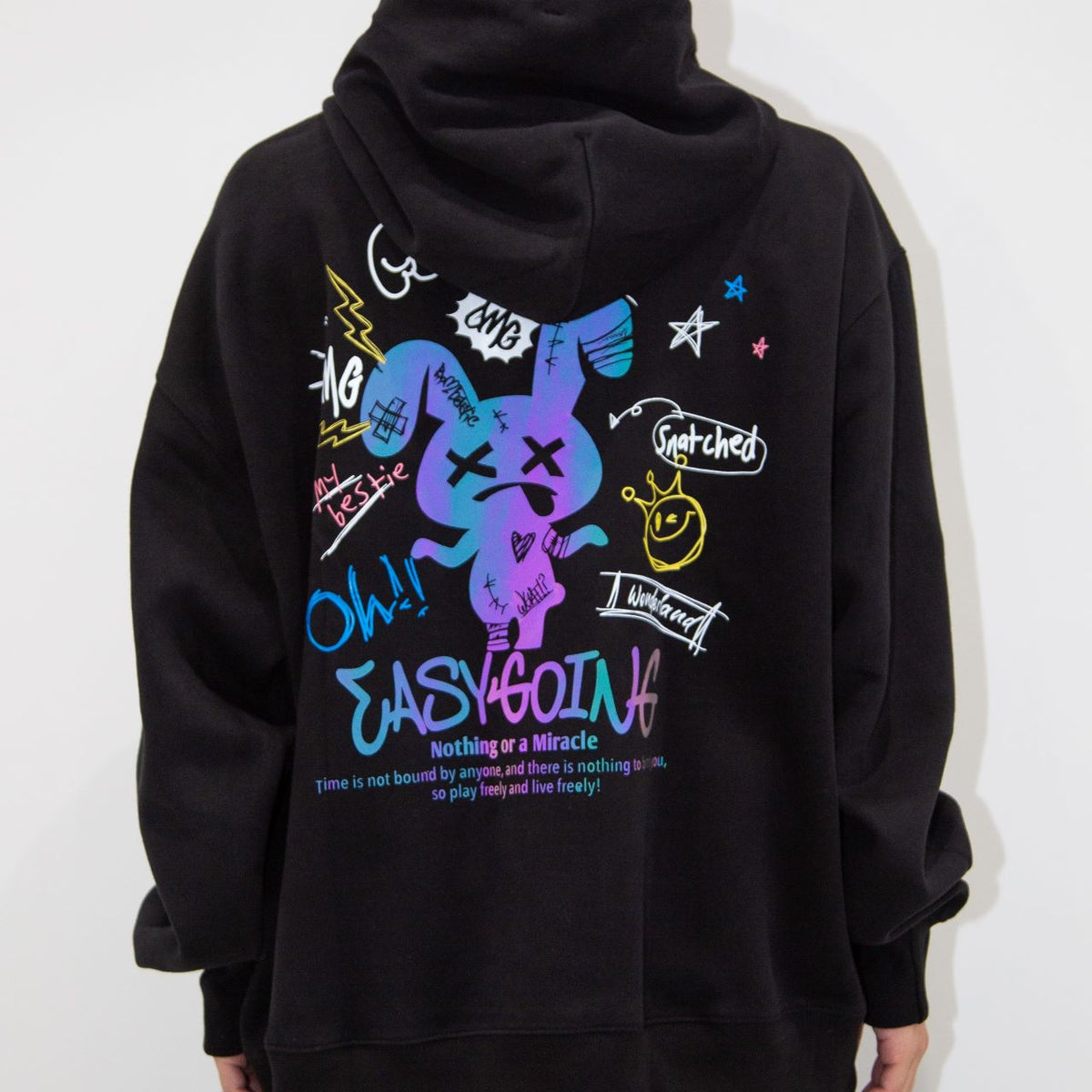 ATC ラビットリフレクタープリントプルパーカー(253-2726)