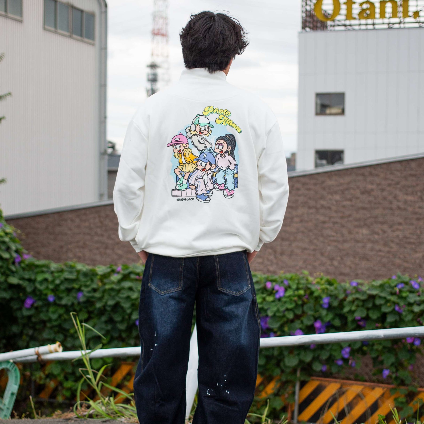 NEW JACK 4人組ハーフZIPトレーナー(NJ251-2856)