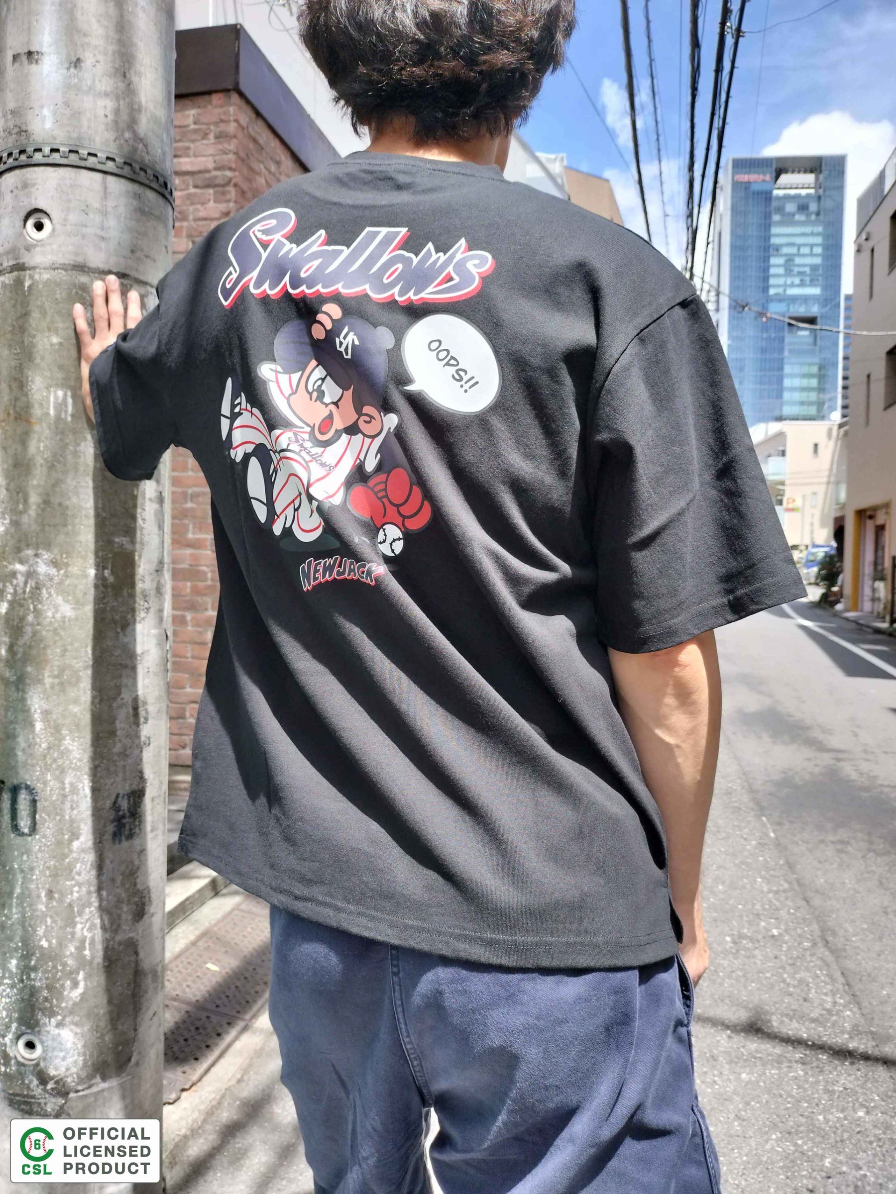 NEW JACK 東京ヤクルトスワローズモデルTシャツ-A (NJY252-2346)