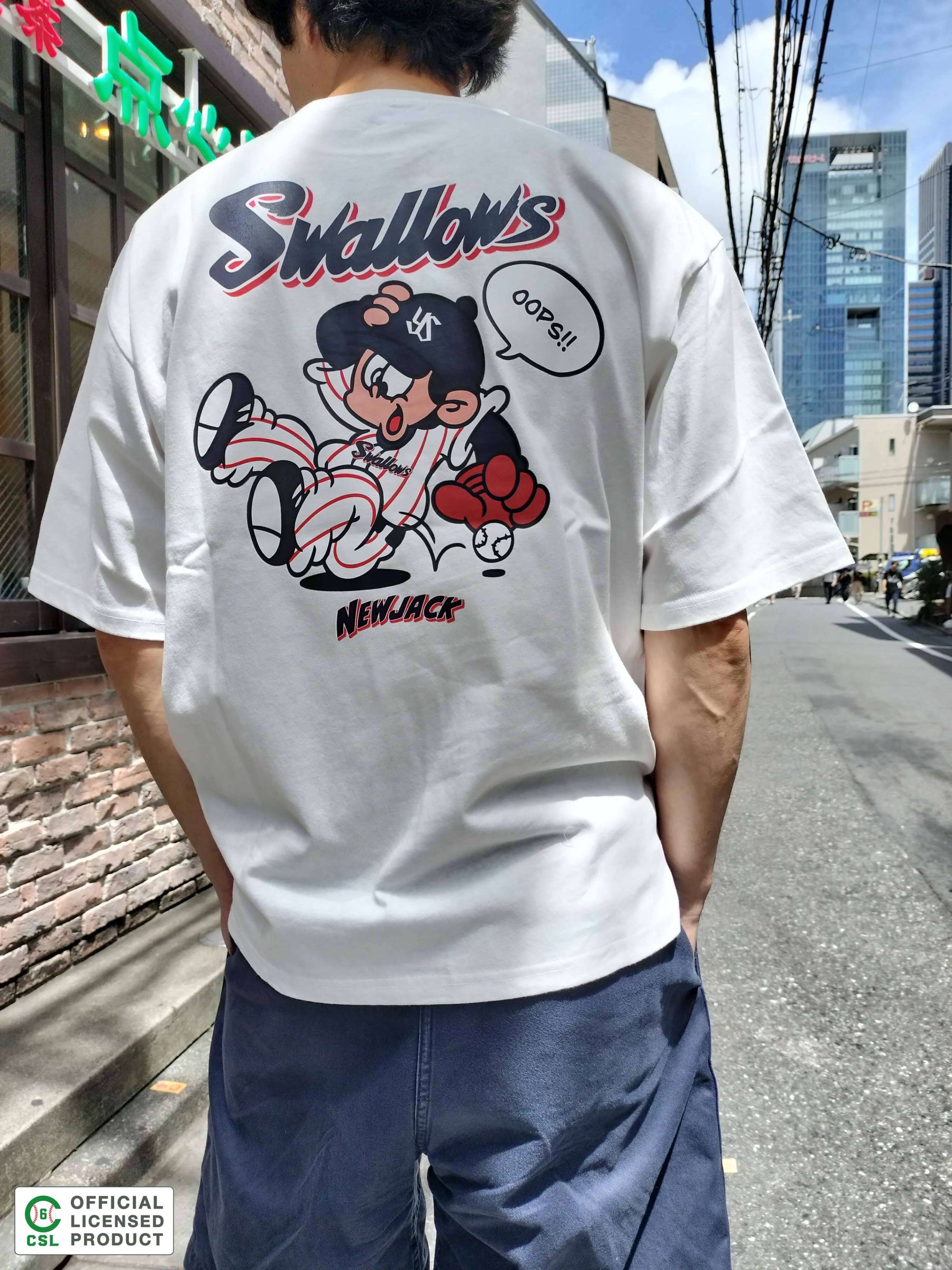 NEW JACK 東京ヤクルトスワローズモデルTシャツ-A (NJY252-2346)