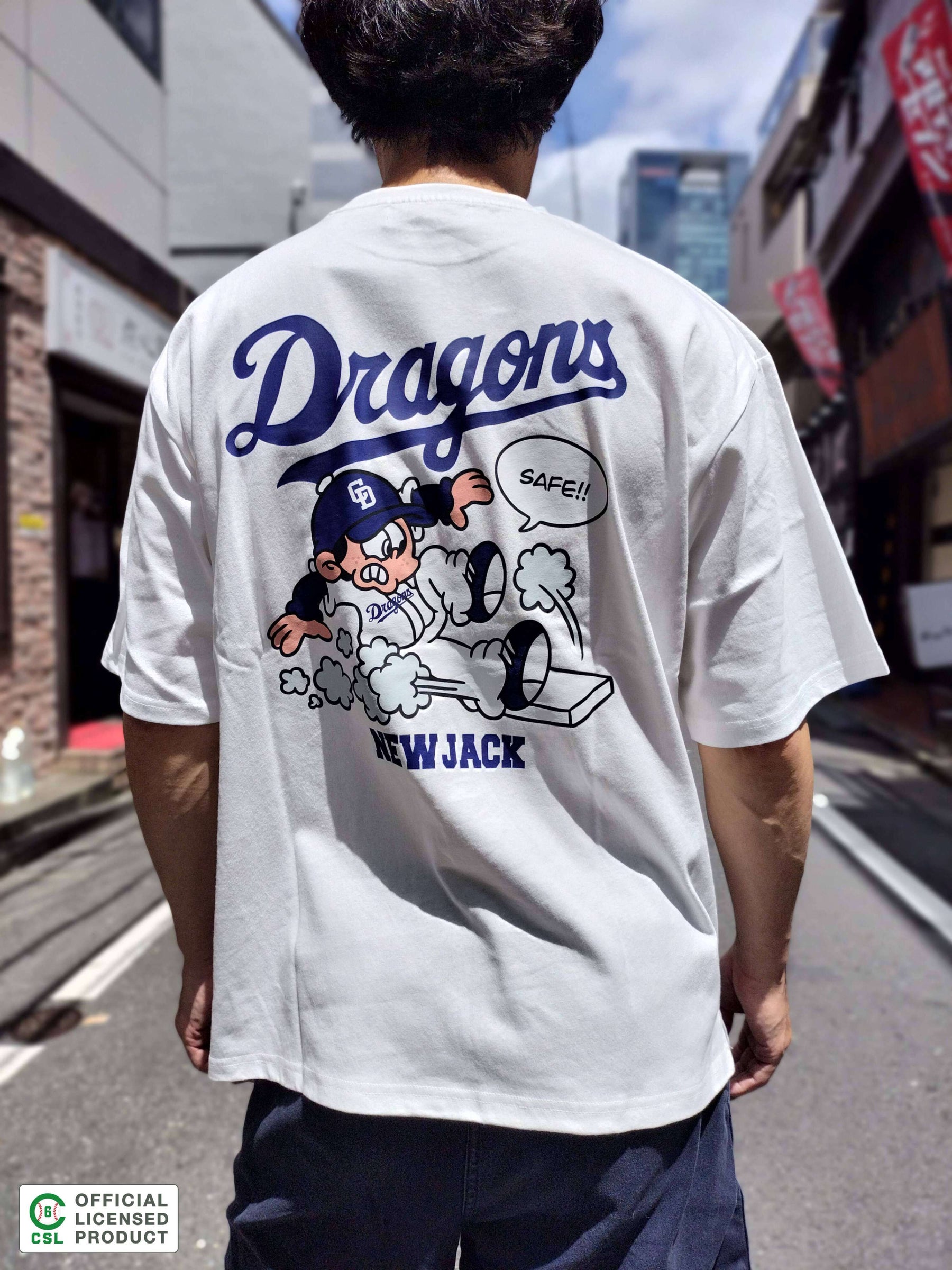 NEW JACK 中日ドラゴンズモデルTシャツ-A (NJD252-2306)