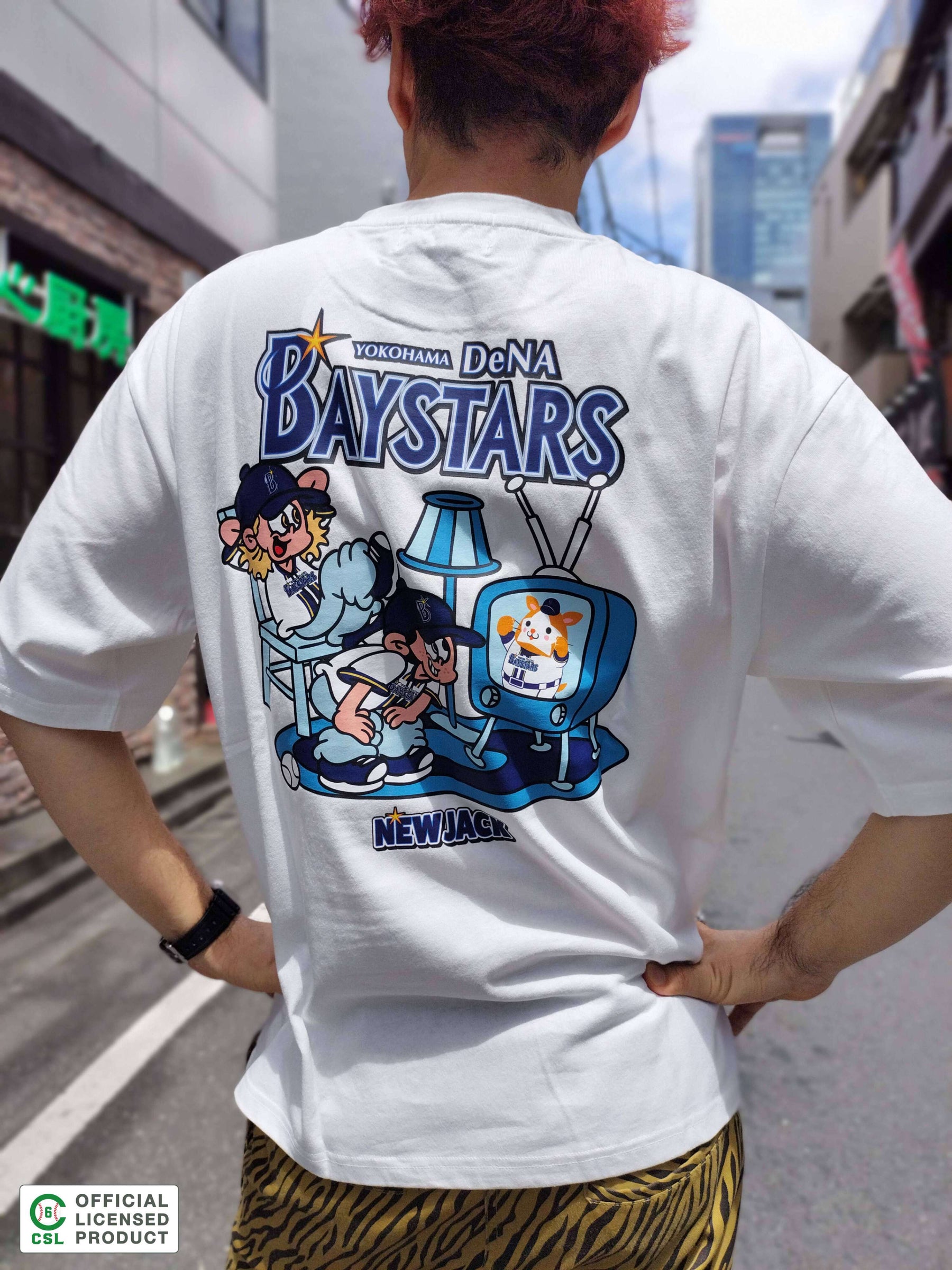 NEW JACK 横浜DeNAベイスターズモデルTシャツ-B (NJB252-2426)