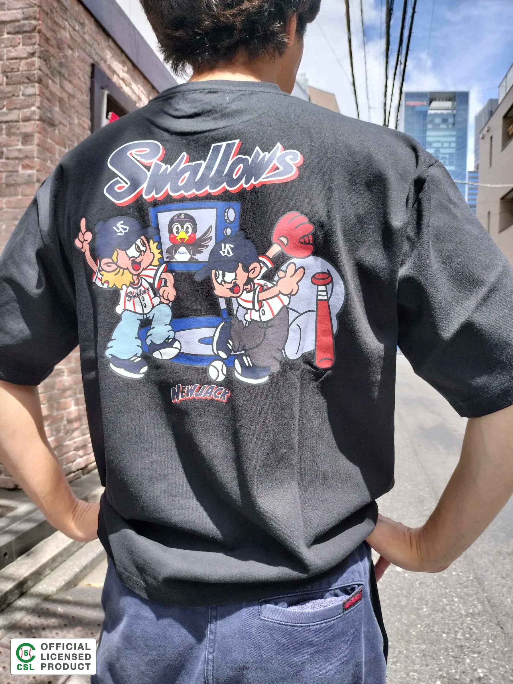 NEW JACK 東京ヤクルトスワローズモデルTシャツ-B (NJY252-2446)