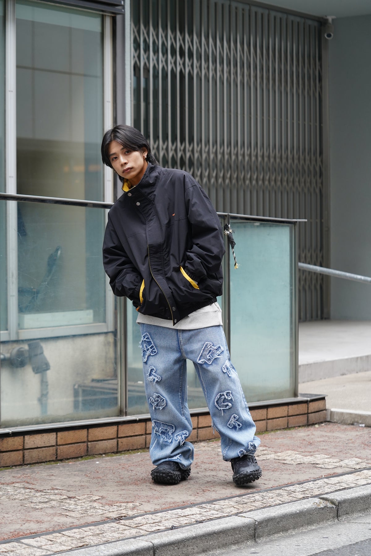 デニムアップリケデニム