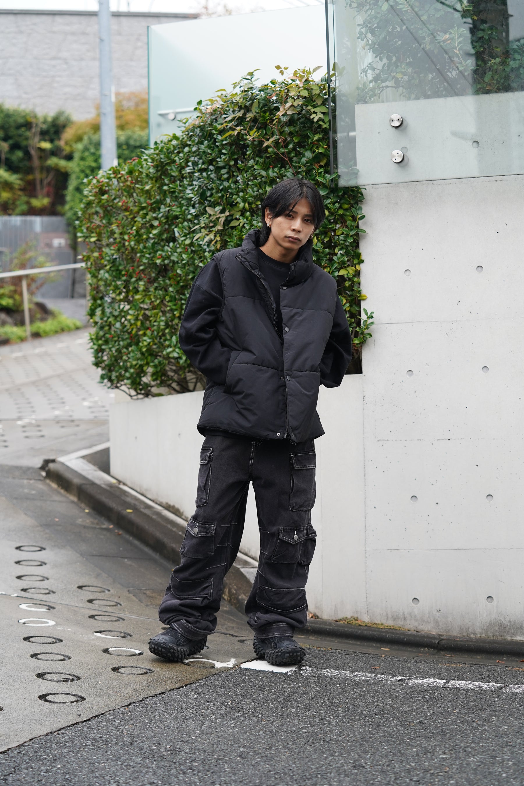 タスラン裏コーティング中綿ベスト