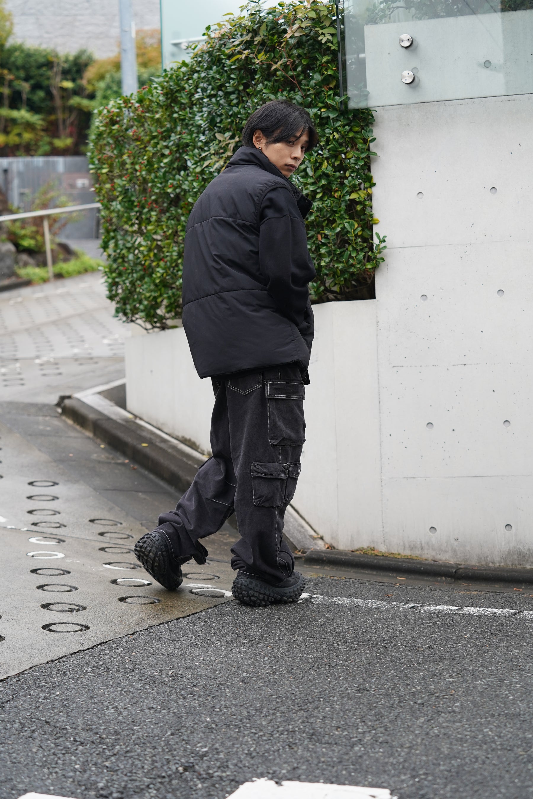 タスラン裏コーティング中綿ベスト