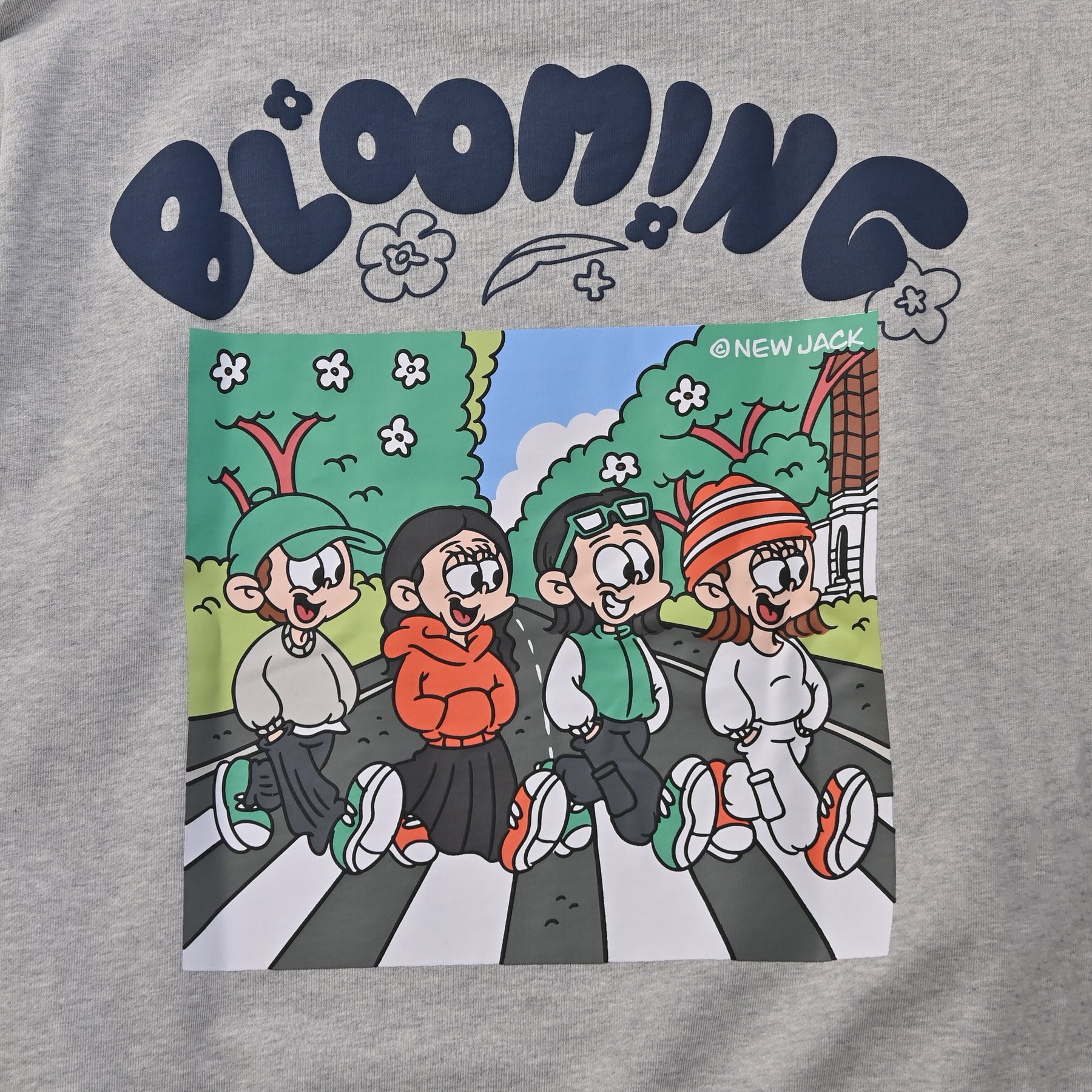 アビーロードイラストトレーナー