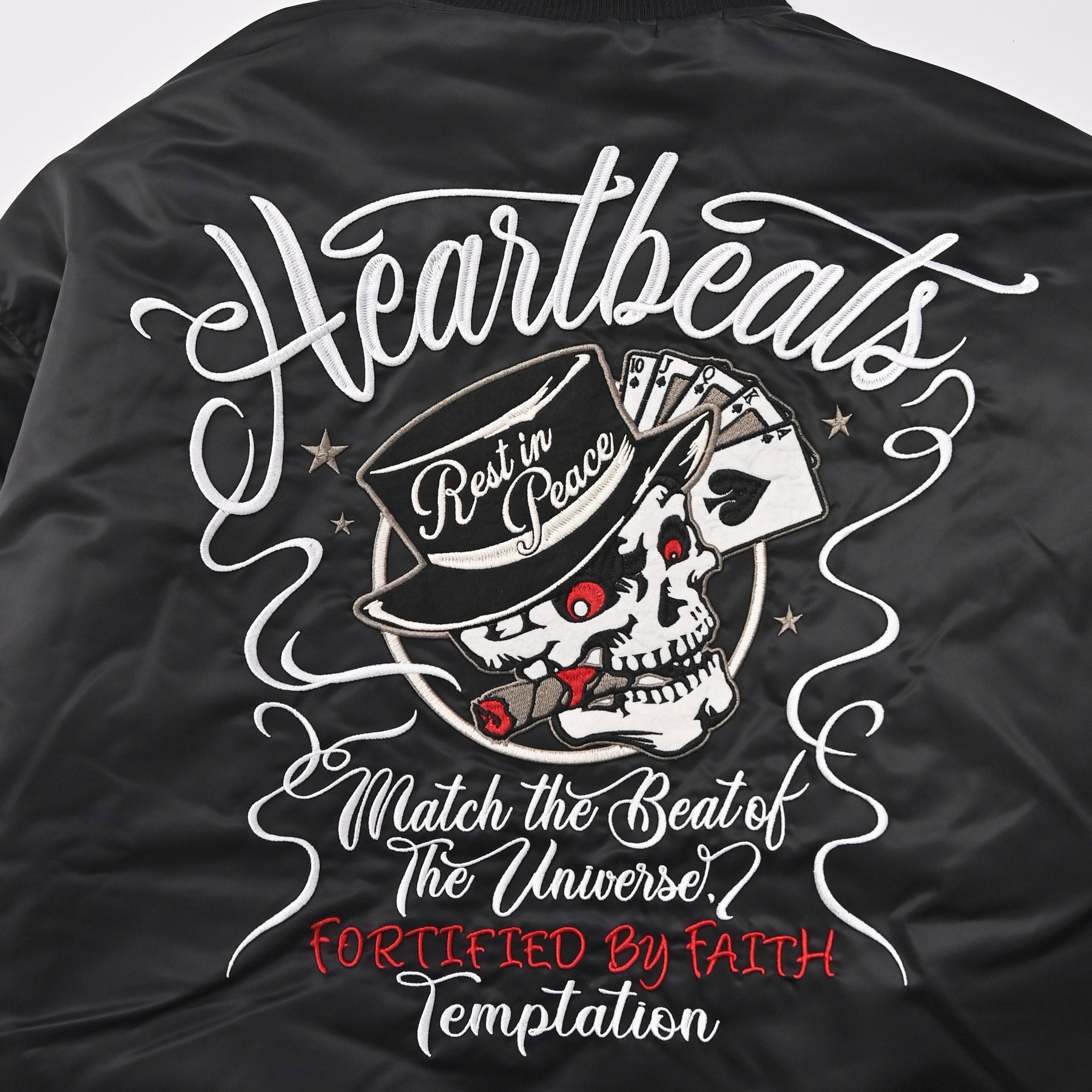 ヘビーツイルMA-1刺繍ブルゾン