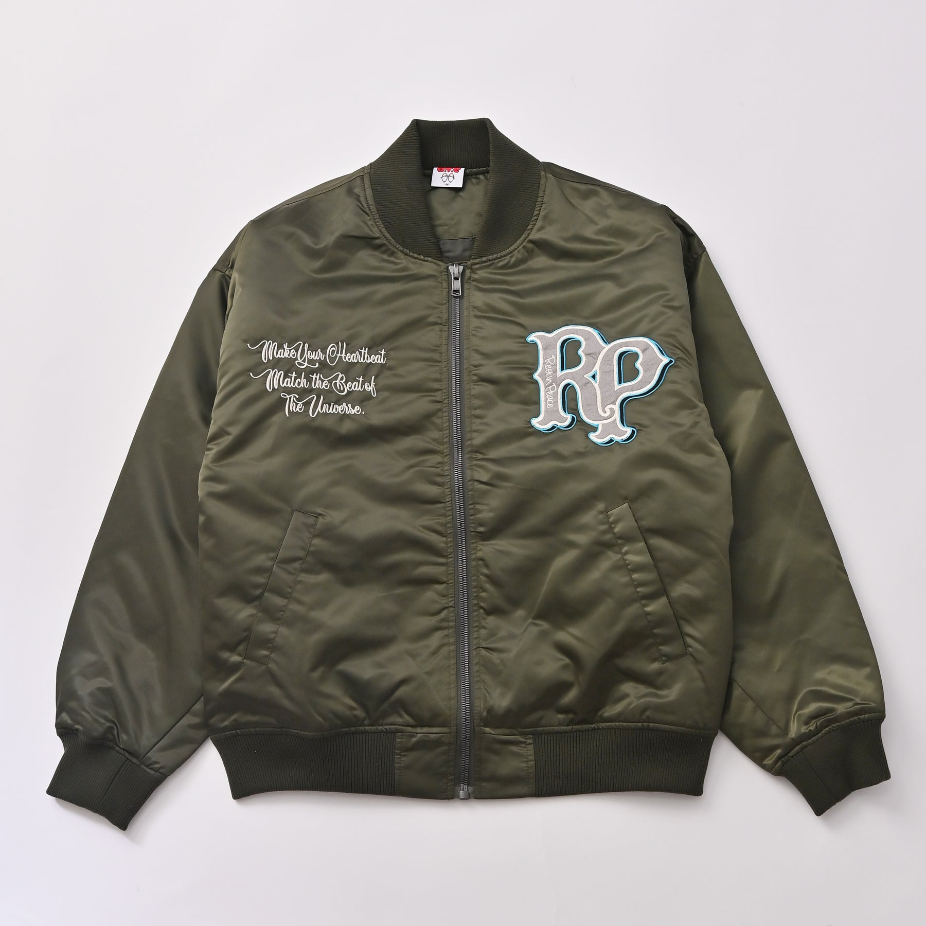 ヘビーツイルMA-1刺繍ブルゾン