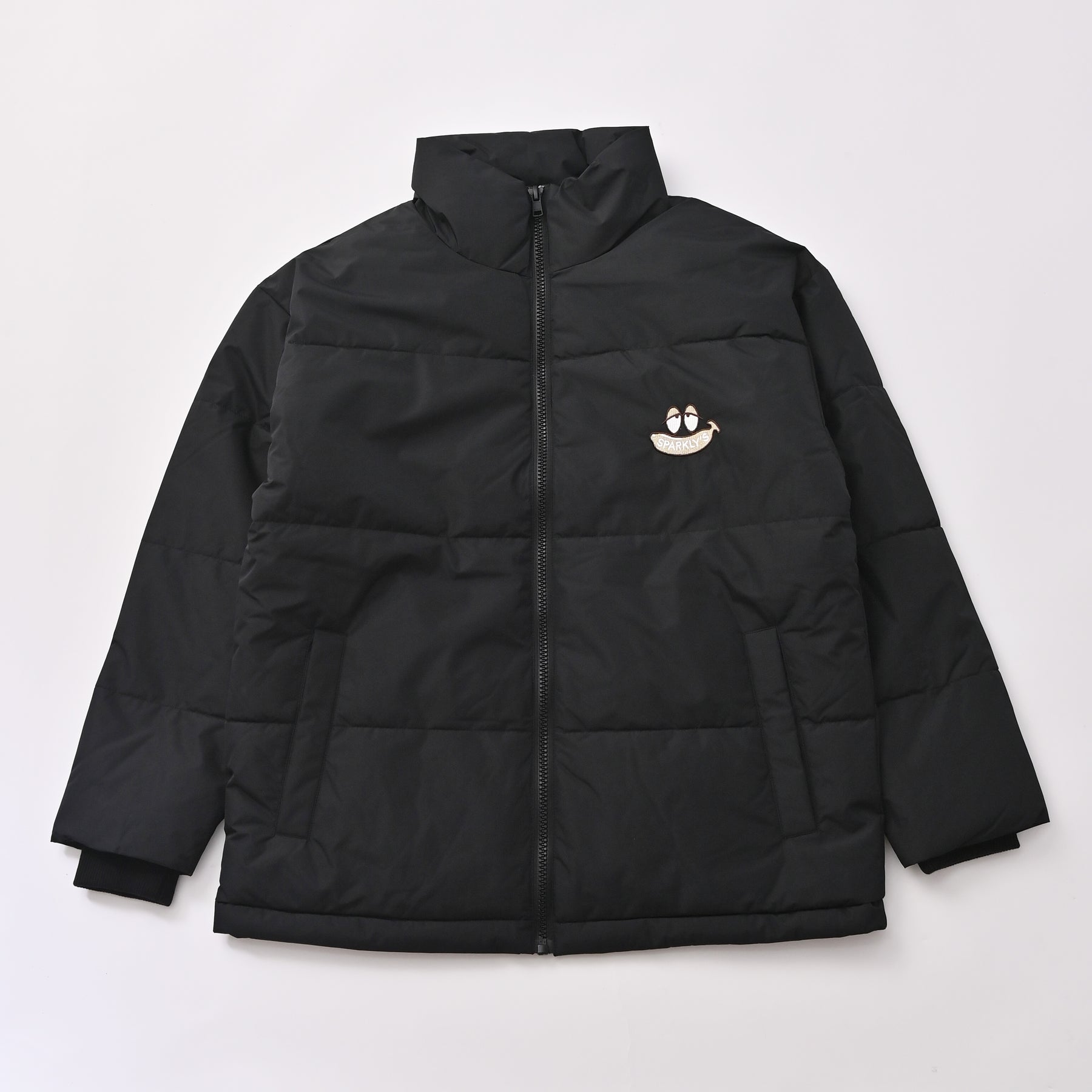 刺繍入り防風裏ラミネートインリブアウター