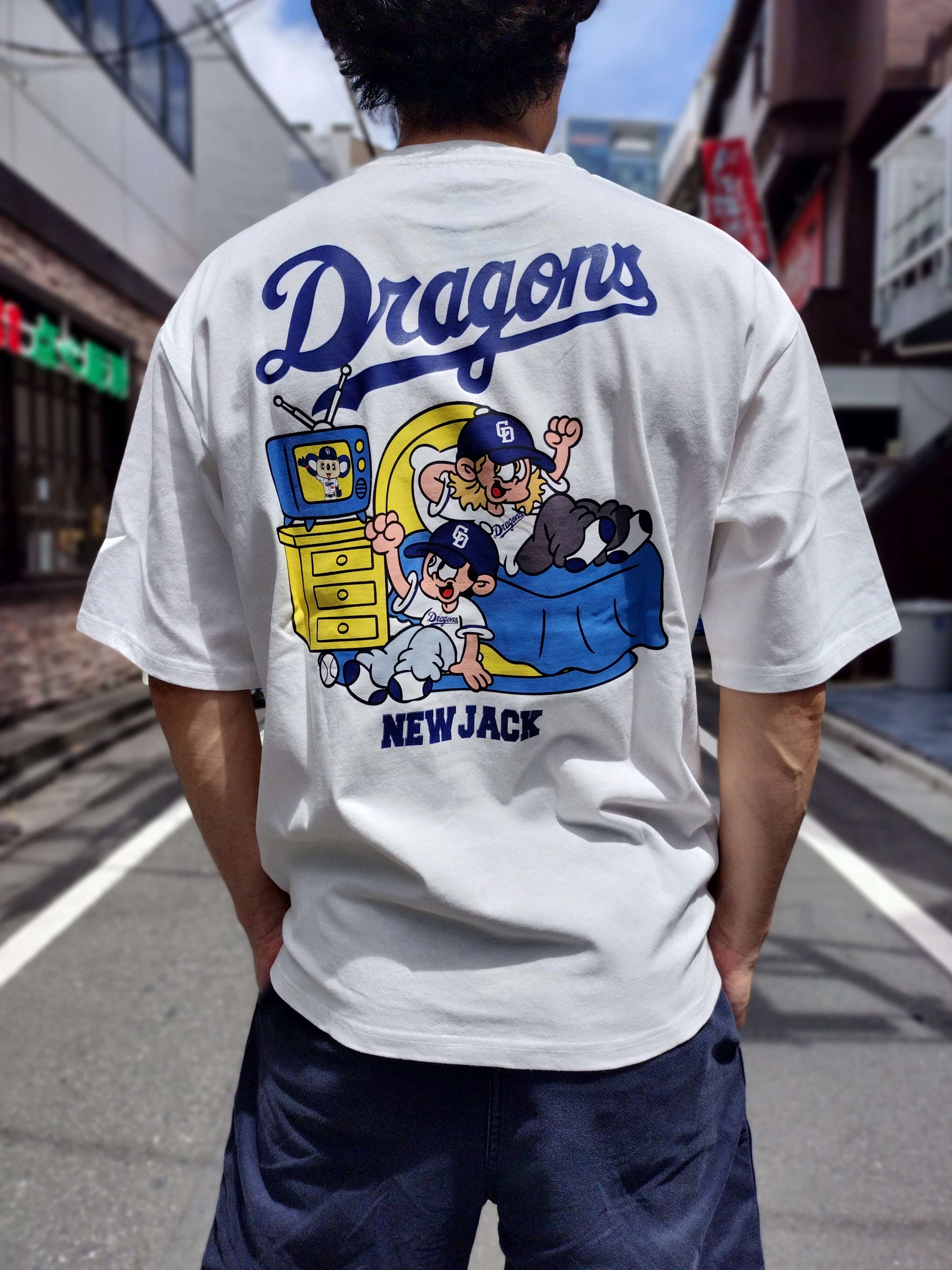 NEW JACK x Dragons CollaborationTシャツ-B (NJD252-2406)