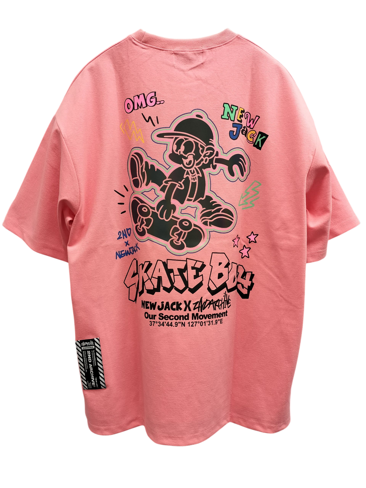NEW JACK x 2ND ARCHIVE CollaborationTシャツ-SKATE BOY (2NDNJ-001)