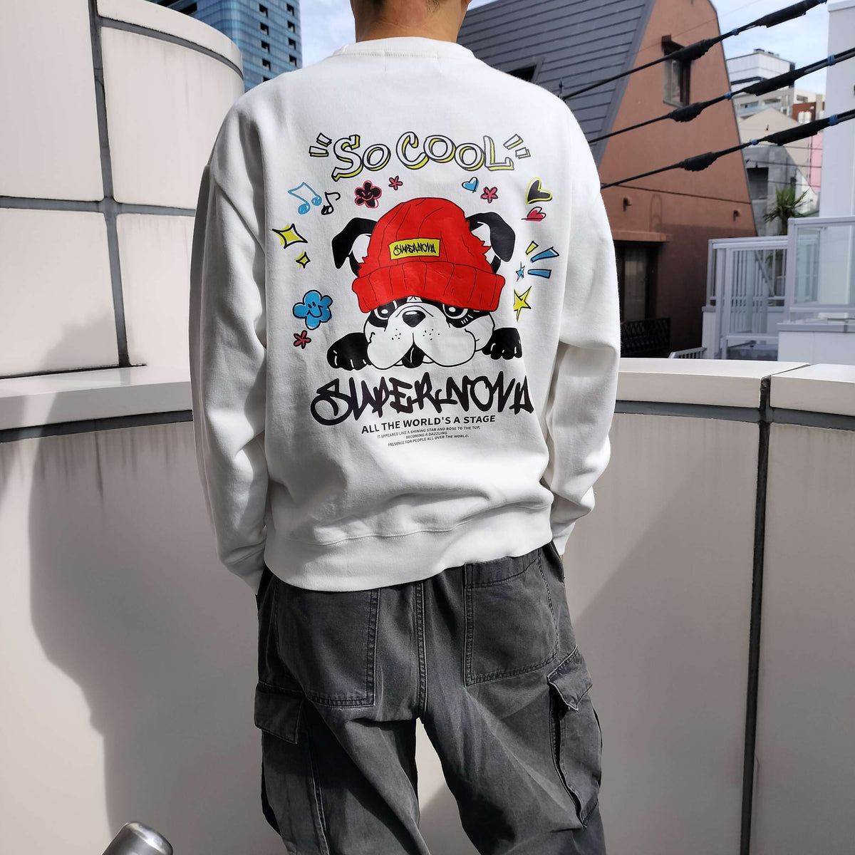 ATC ブルドックリフレクタープリントトレーナー(253-2706)