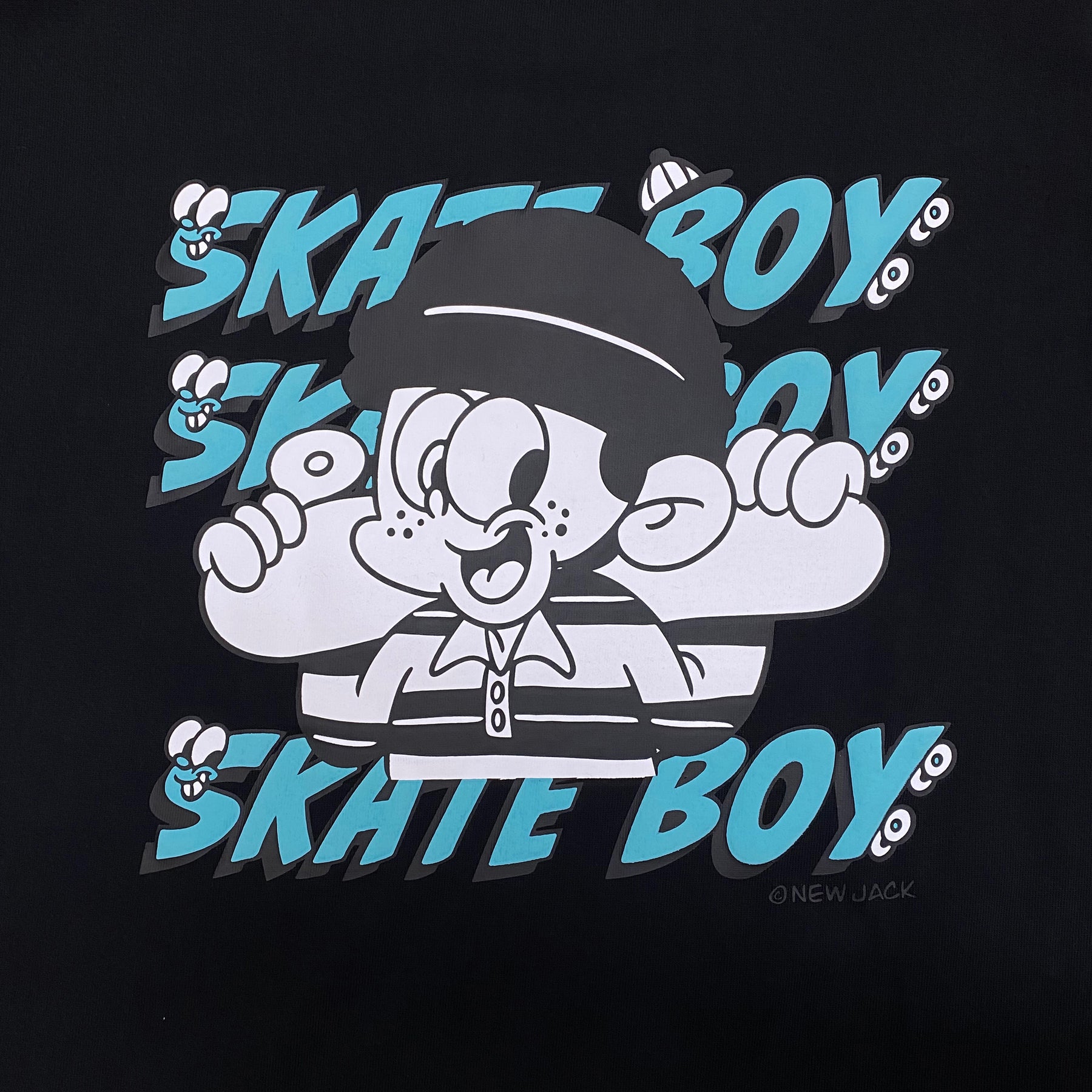 NEW JACK ヘビーウエイトSkateBoy長袖Tシャツ (NJ241-2446)