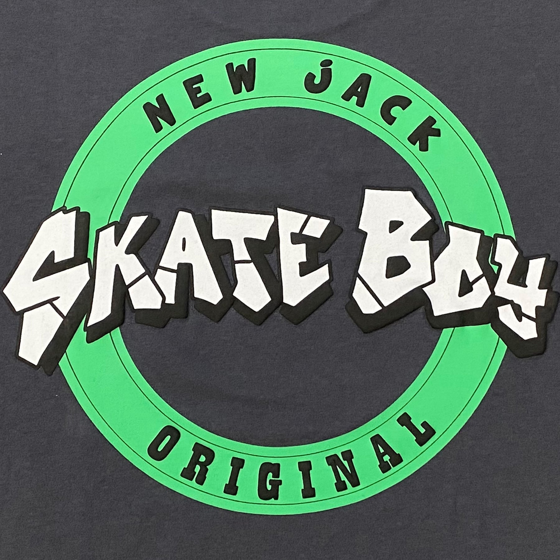 NEW JACK SkateBoyサークルロゴ長袖Tシャツ(NJ241-2436)
