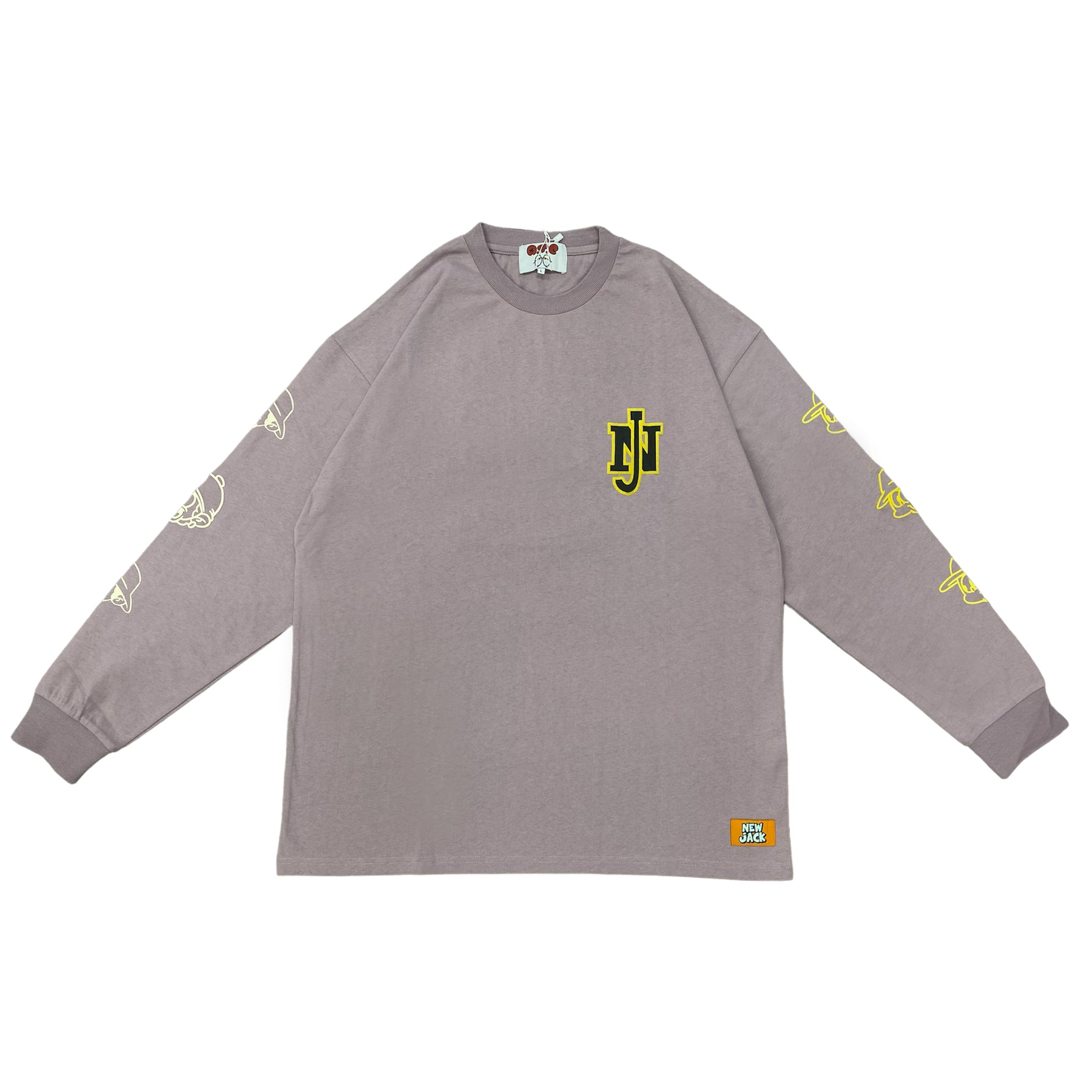 NEW JACK SkateBoyサークルロゴ長袖Tシャツ(NJ241-2436)