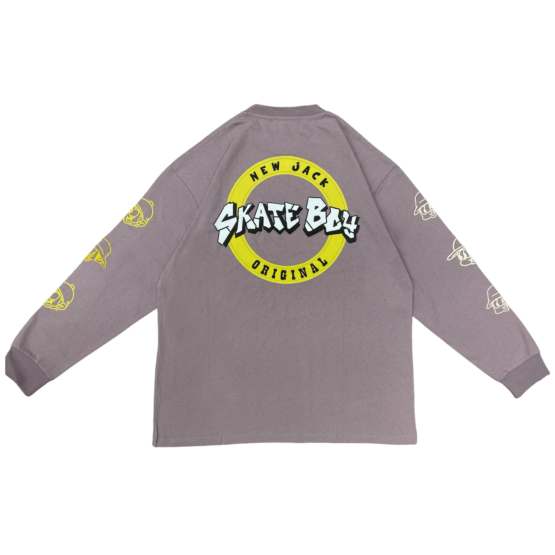 NEW JACK SkateBoyサークルロゴ長袖Tシャツ(NJ241-2436)