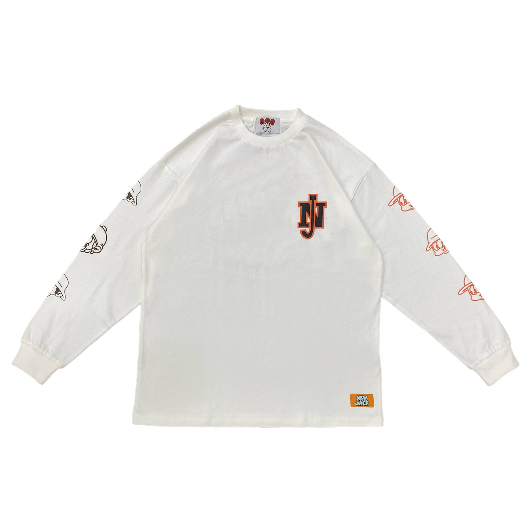 NEW JACK SkateBoyサークルロゴ長袖Tシャツ(NJ241-2436)