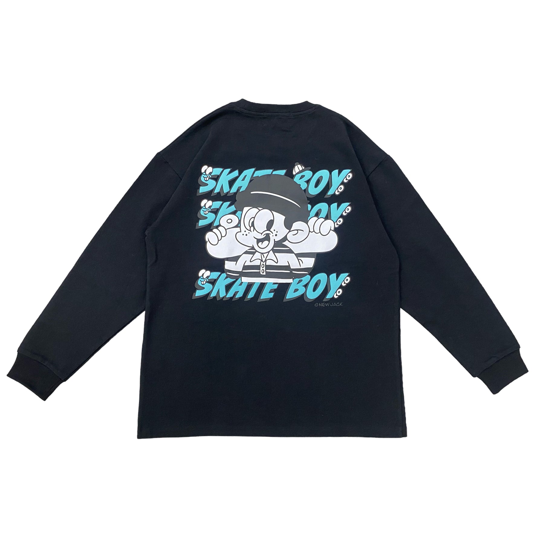 NEW JACK ヘビーウエイトSkateBoy長袖Tシャツ (NJ241-2446)