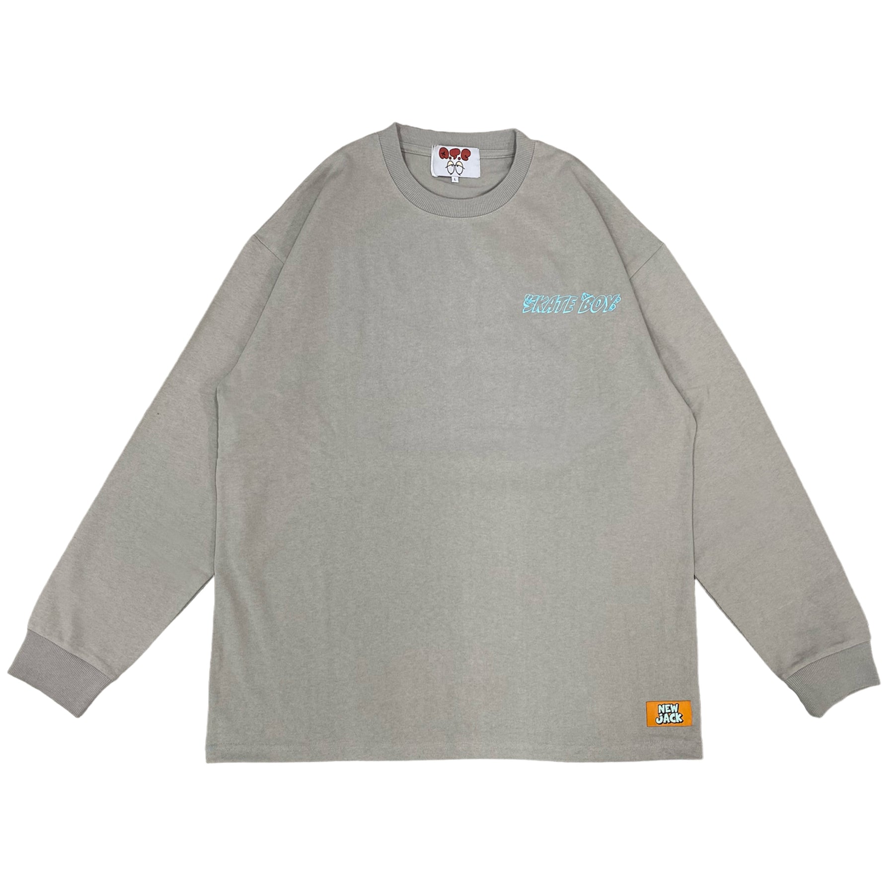 NEW JACK ヘビーウエイトSkateBoy長袖Tシャツ (NJ241-2446)