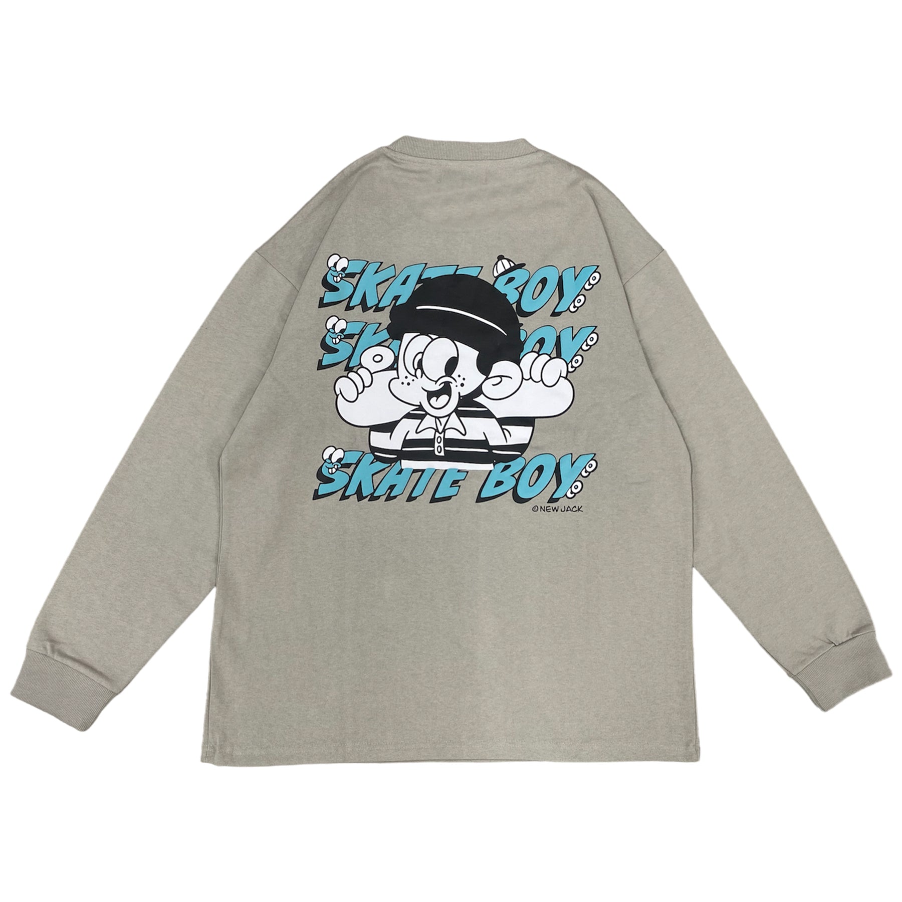 NEW JACK ヘビーウエイトSkateBoy長袖Tシャツ (NJ241-2446)