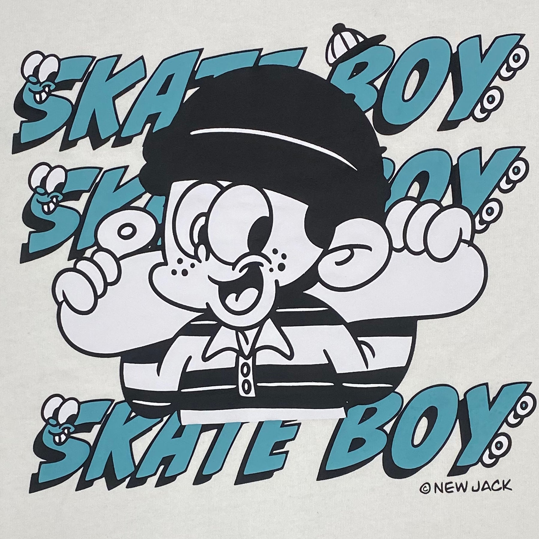 NEW JACK ヘビーウエイトSkateBoy長袖Tシャツ (NJ241-2446)