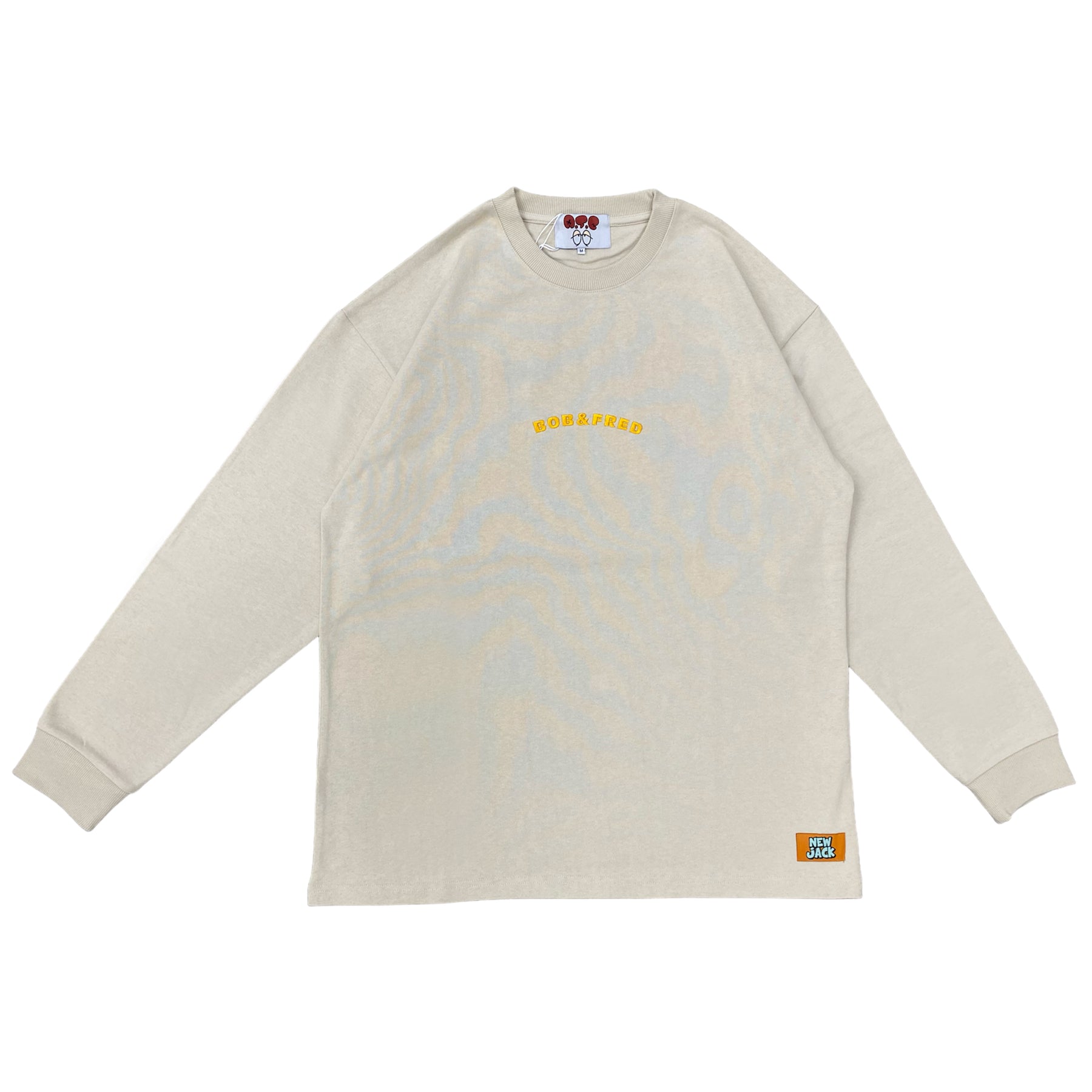 NEW JACK ヘビーウエイトBob&Fred フェイス長袖Tシャツ (NJ241-2456)