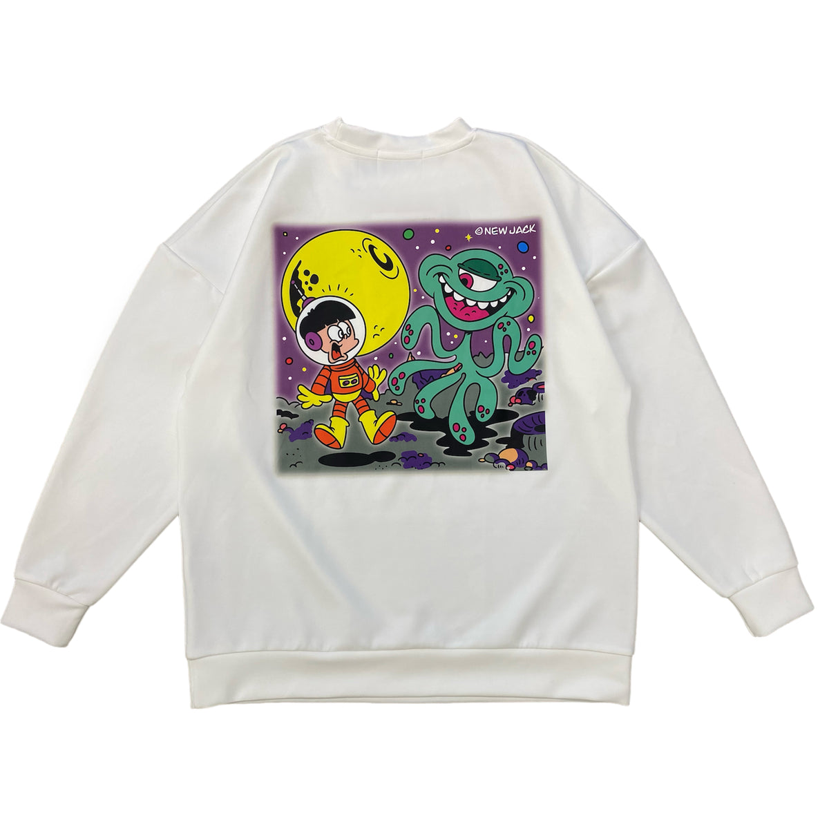 NEW JACK 宇宙イラスト転写シートTPUトレーナー (NJ241-2526)