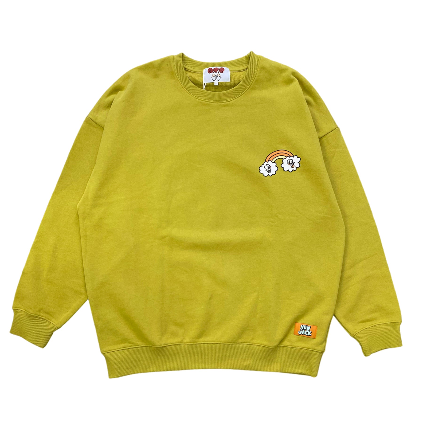 NEW JACK ガールズフラワーイラストトレーナー(NJ241-2556)