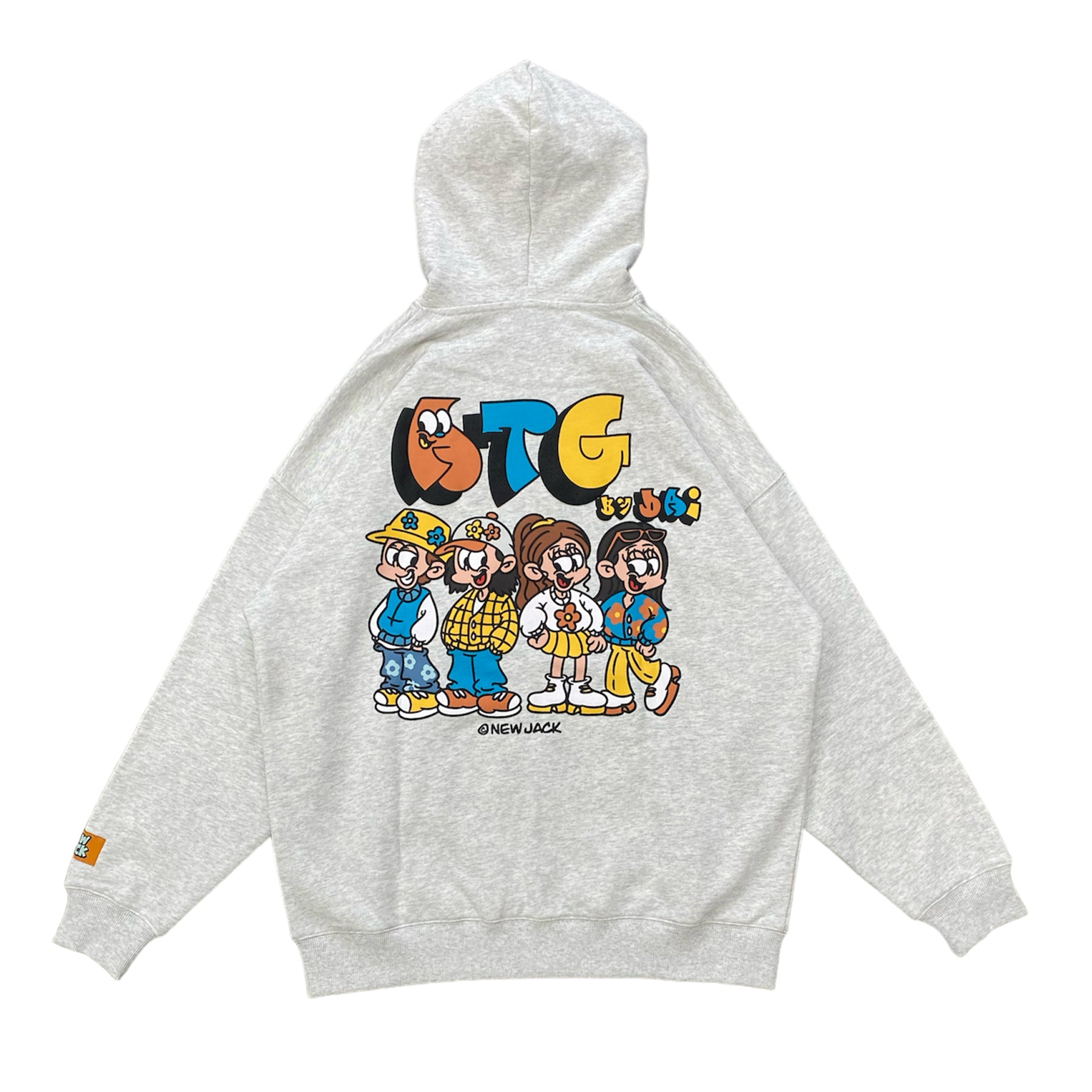 NEW JACK  Boys&GirlsロゴフルZIP パーカ (NJ241-2597-1)