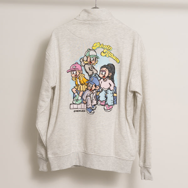 NEW JACK 4人組ハーフZIPトレーナー(NJ251-2856)