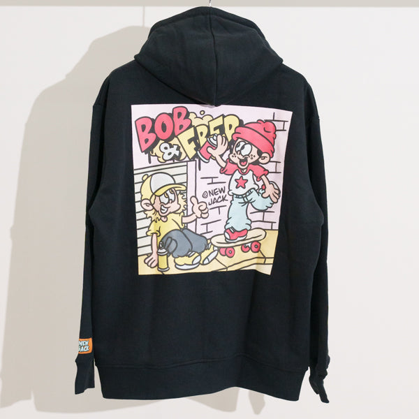 NEW JACK BOB&FREDスプレーロゴフルZIPパーカ(NJ251-2867)