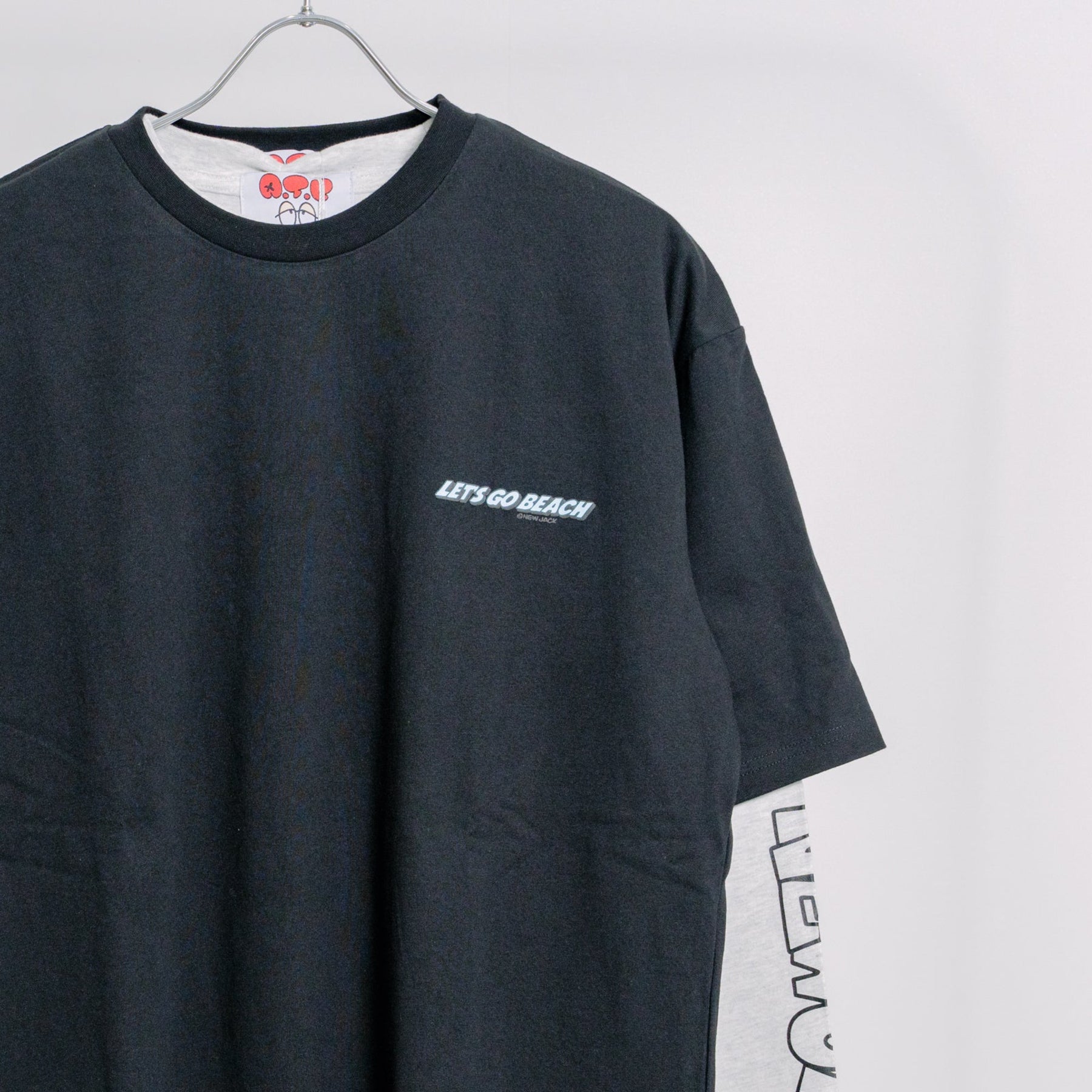 NEW JACK LET'S GO BEACH リアルレイヤードTシャツ(NJ251-2936)