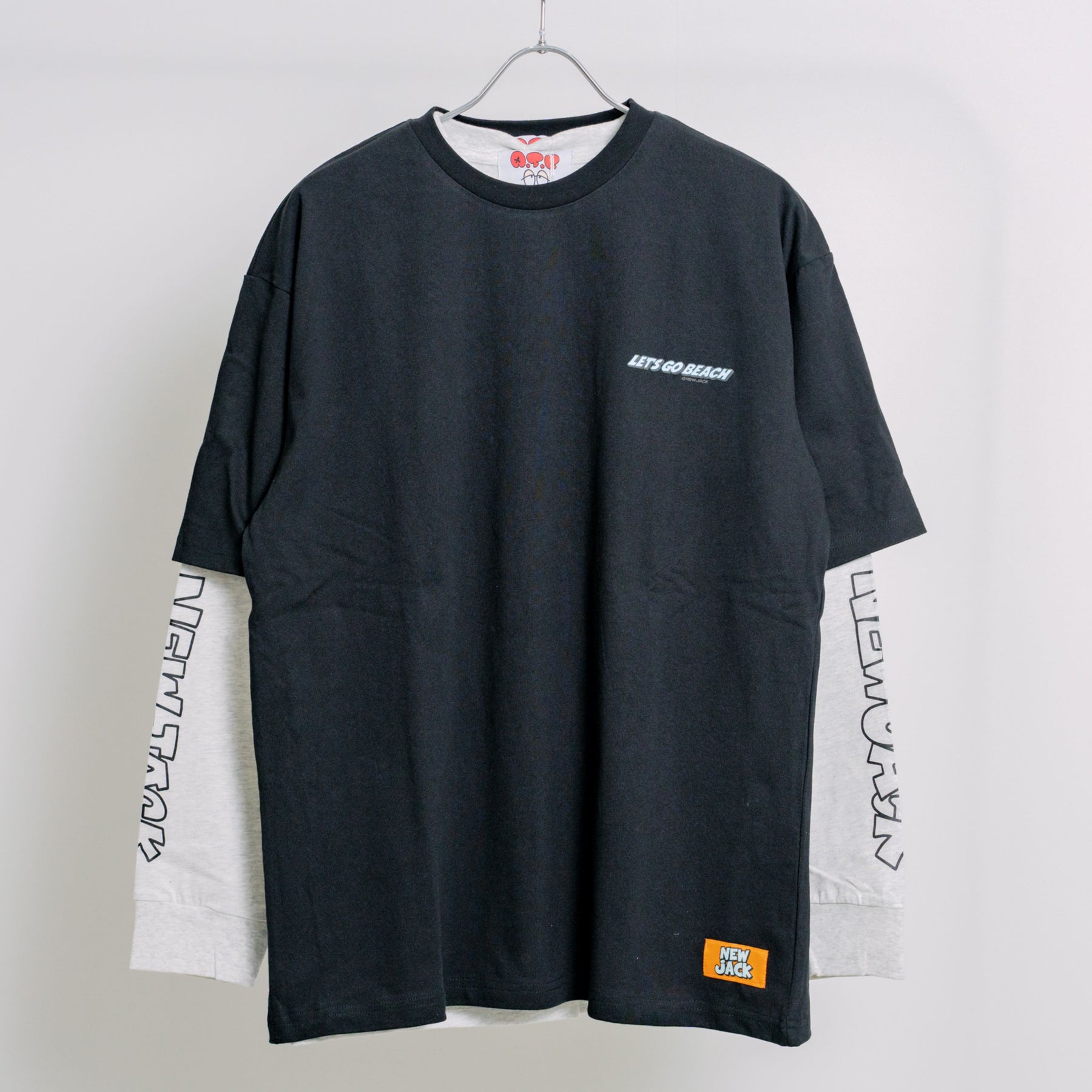 NEW JACK LET'S GO BEACH リアルレイヤードTシャツ(NJ251-2936)