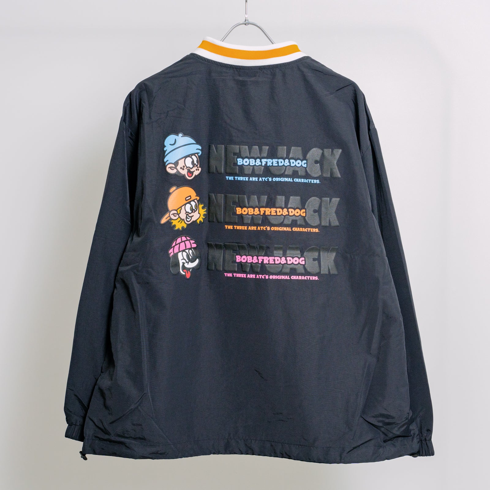 NEW JACK BOB&FRED&DOG  Vネックナイロンプルオーバーブルゾン(NJ251-2986)