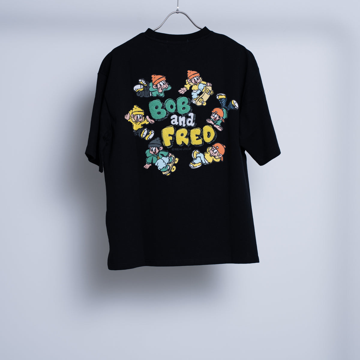 NEW JACK サークルイラスト 相良刺繍半袖Tシャツ(NJ252-2176)