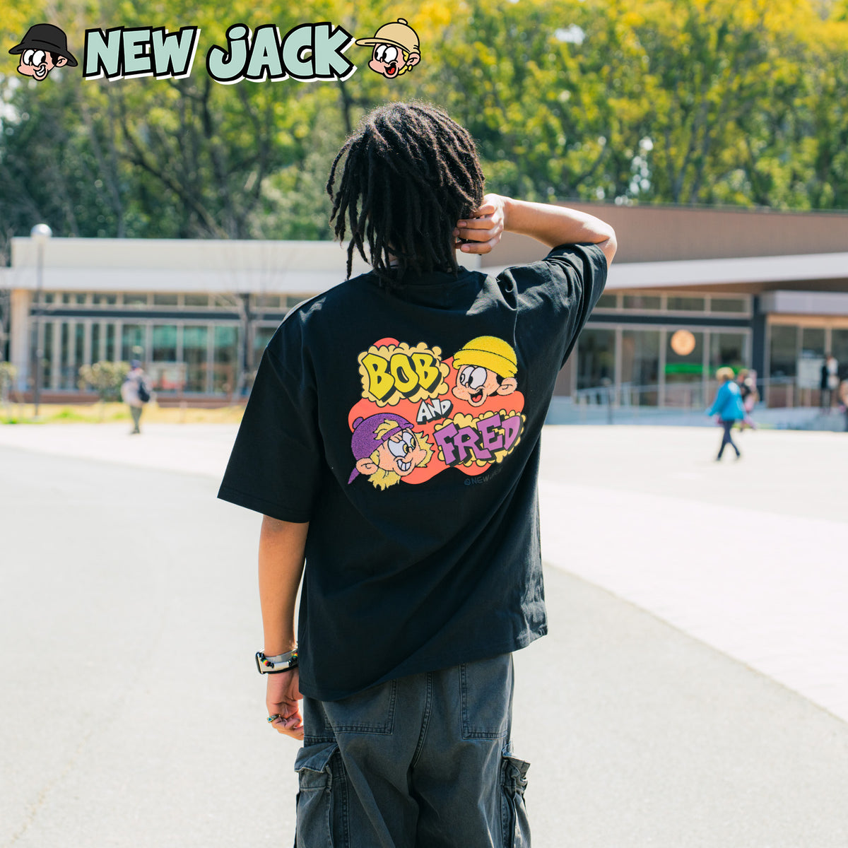 NEW JACK BOB&FRED 相良刺繍半袖Tシャツ(NJ252-2206)