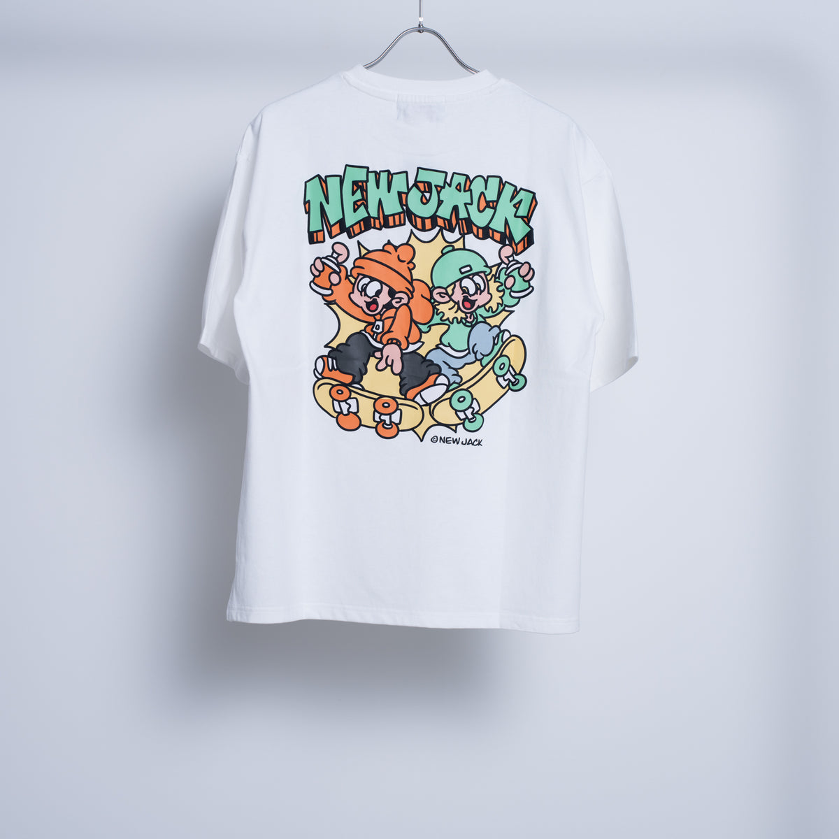 NEW JACK スケボー&スプレー 半袖Tシャツ(NJ252-2286)