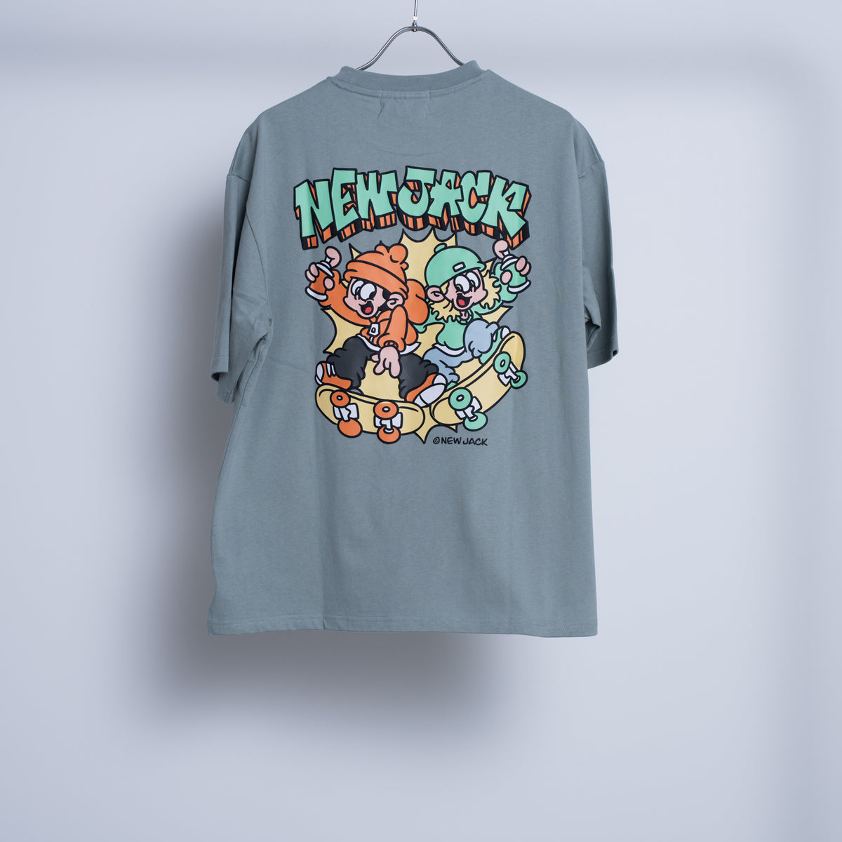 NEW JACK スケボー&スプレー 半袖Tシャツ(NJ252-2286)