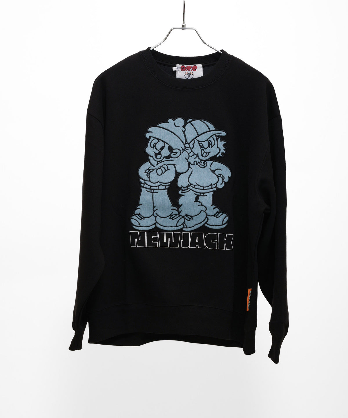 NEW JACK デニムアップリケトレーナー(NJ261-2226)