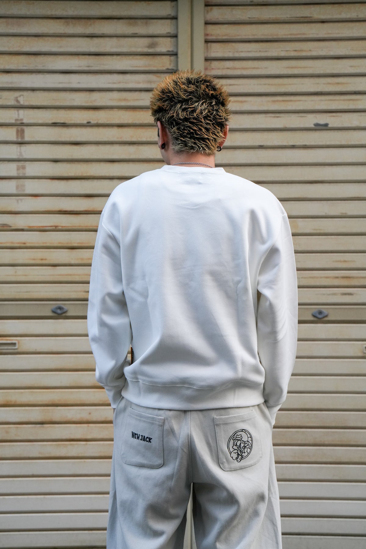 NEW JACK デニムアップリケトレーナー(NJ261-2226)