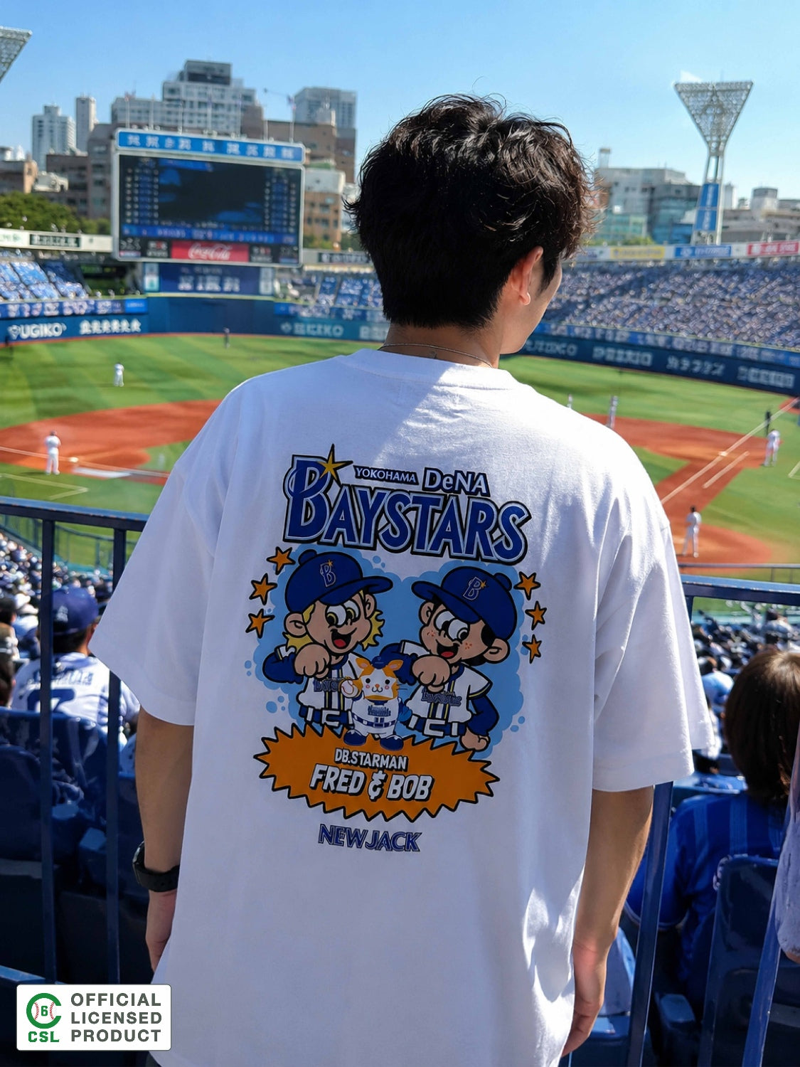 NEW JACK 横浜DeNAベイスターズモデルTシャツ-2026C (NJB262-2326)