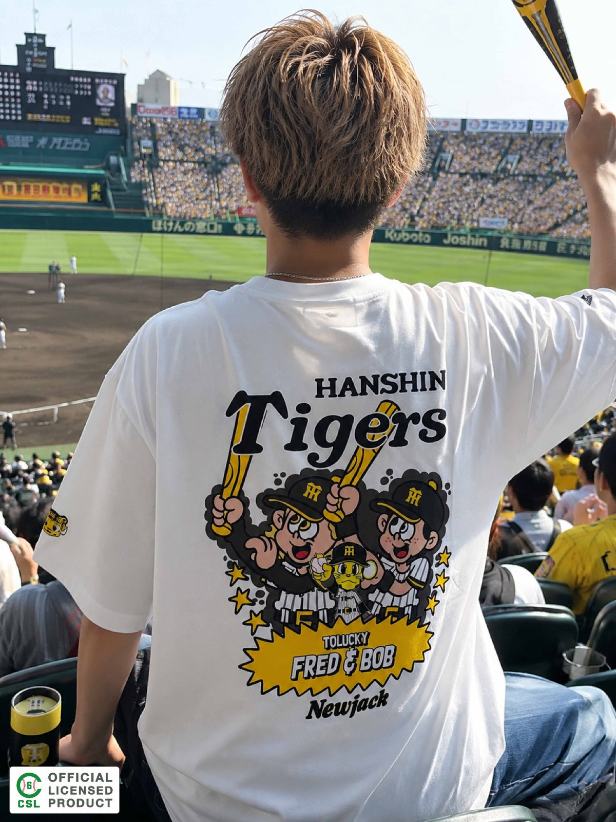 NEW JACK 阪神タイガースモデルTシャツ-2026C (NJT262-2316)