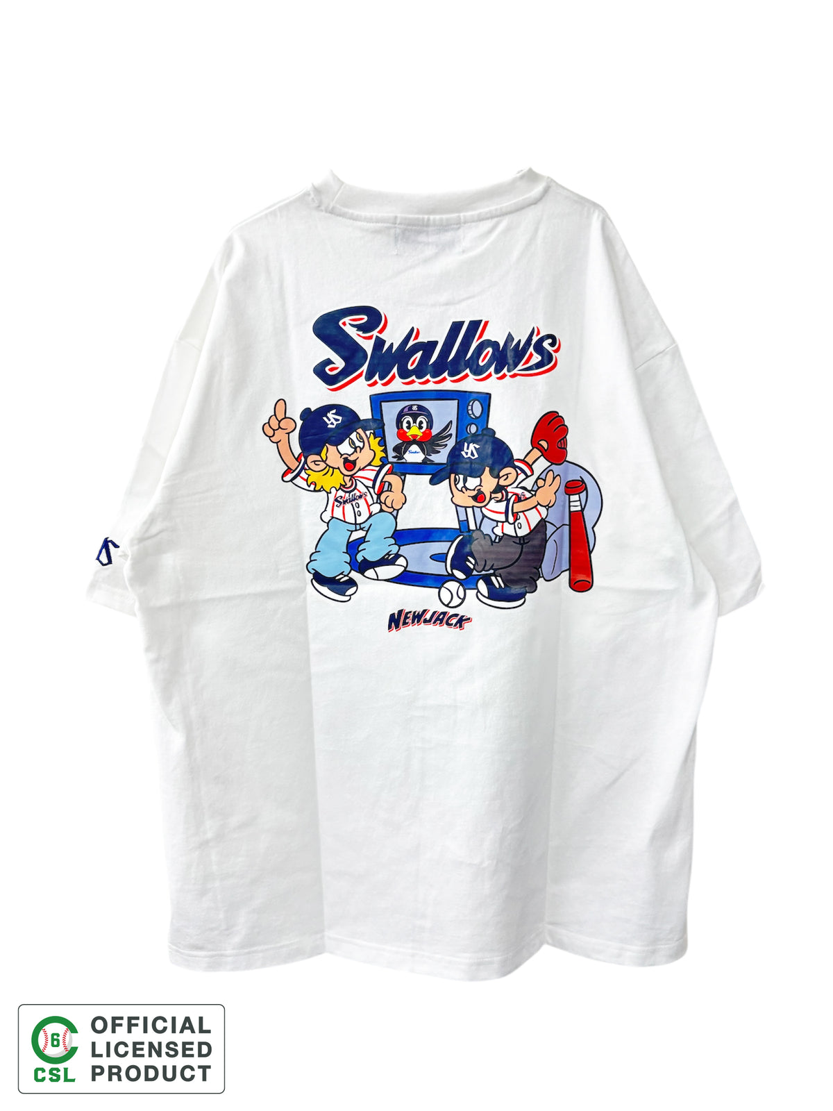 NEW JACK 東京ヤクルトスワローズモデルTシャツ-B (NJY252-2446)